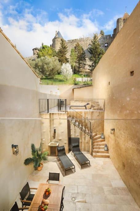 Longue Vie A La Reine - Piscine - Chateau Carcassonne Exterior photo